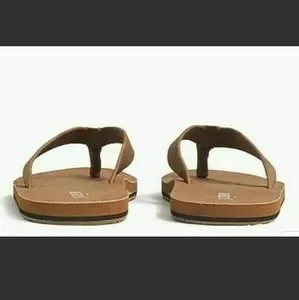 J. Crew | Shoes | Jcrew Mens Tan Leather Flip Flops Sandals  display picture 1